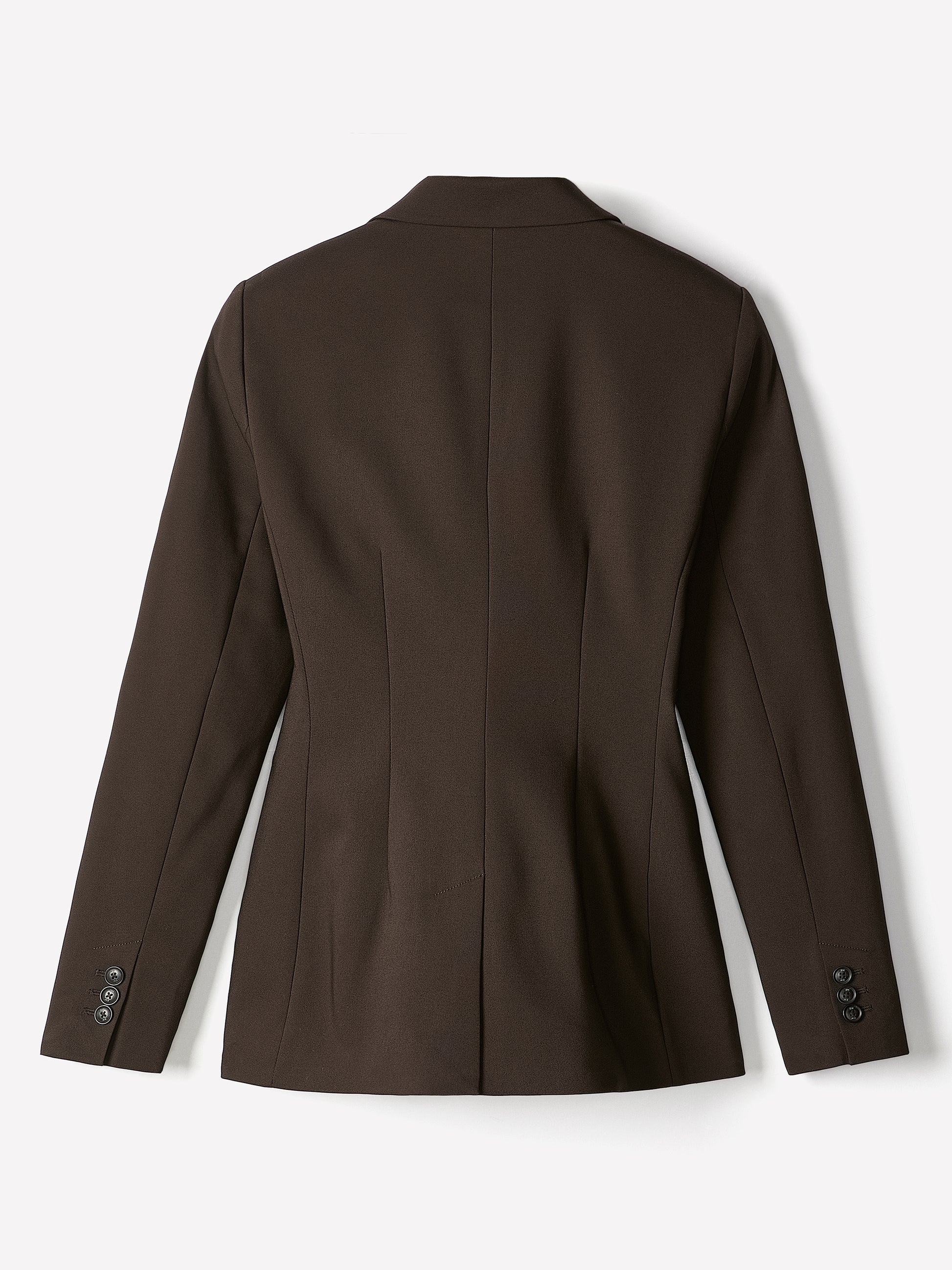 One-Button Fitted Blazer