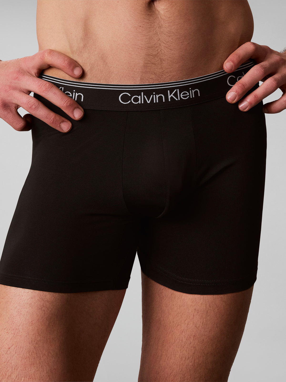 Microfibre Boxer Briefs - Pack of 3 - Calvin Klein