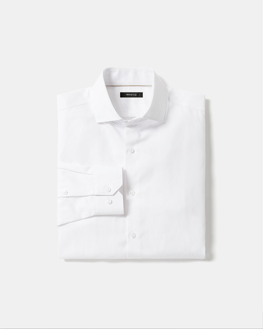 Tailored-Fit Linen Dress Shirt