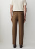 Wool-Blend Tapered-Leg Pleated Dress Pant