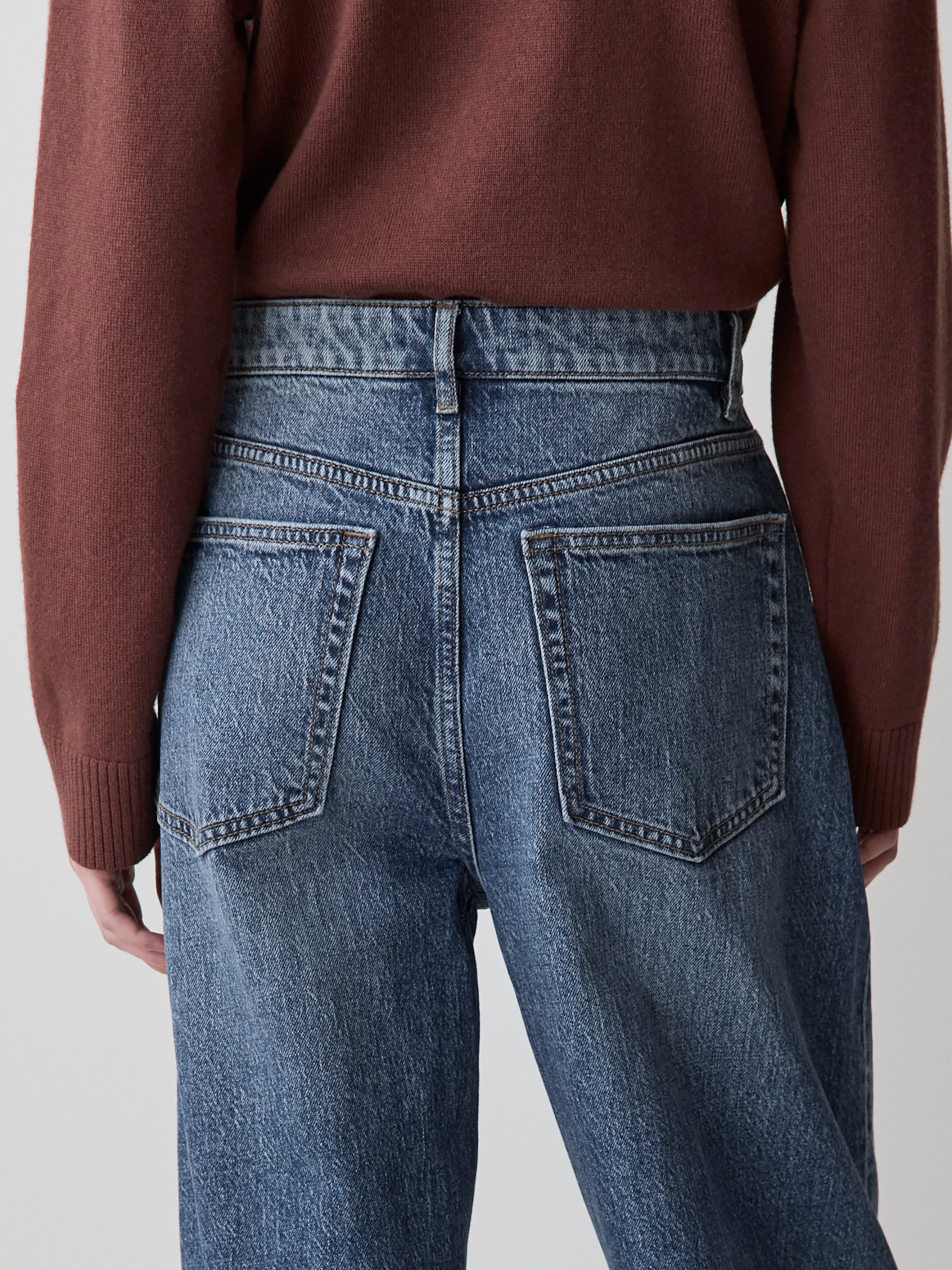 Slouchy Mid-Rise Jeans