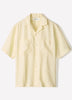 Short-Sleeve Linen Shirt with Camp Collar