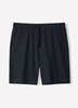Mens Knit Textured Cotton Blend Shorts