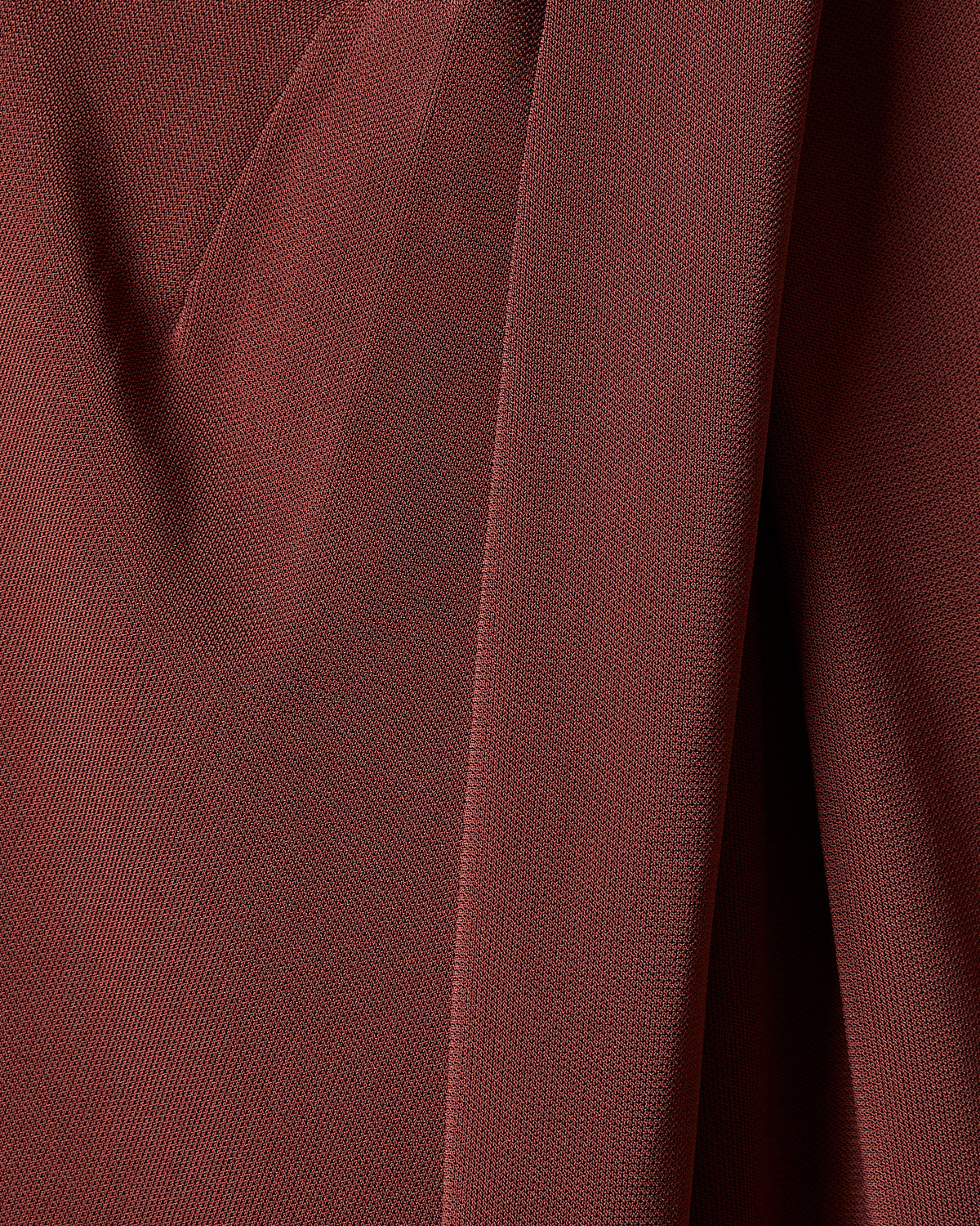 Extended-Sleeve Top with Crossover Draped Mock Neckline