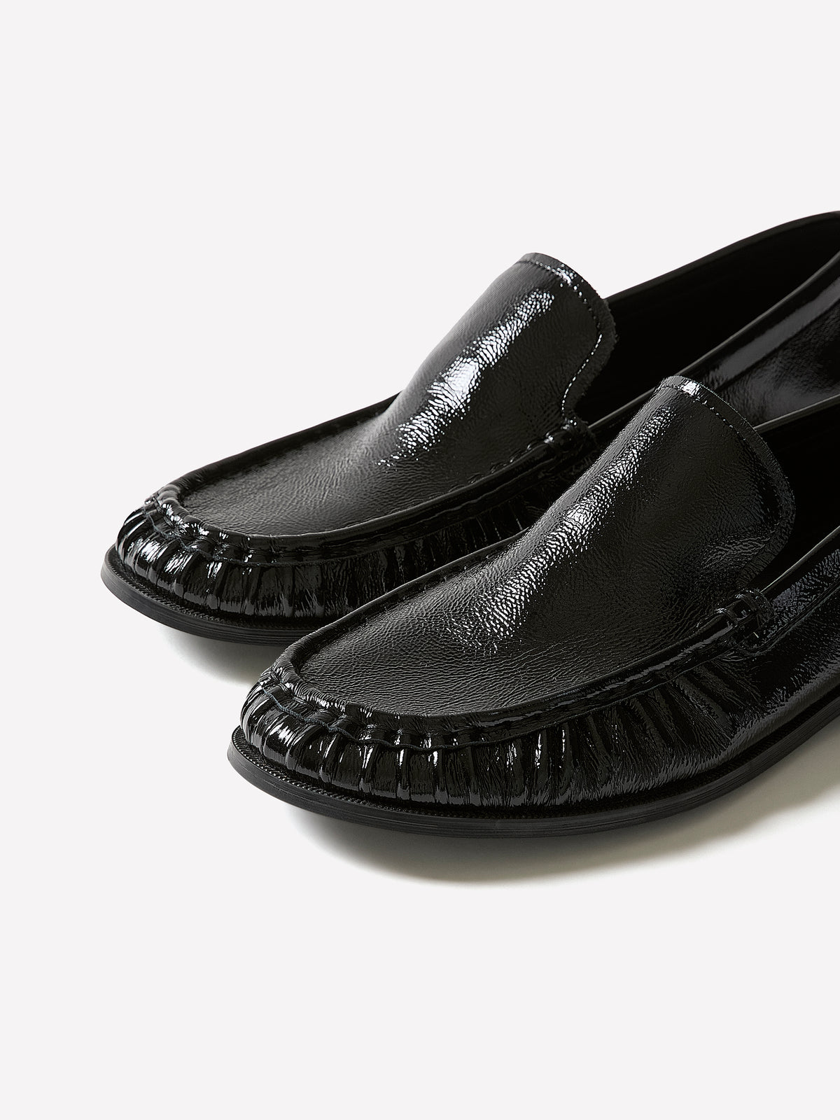 Leather Loafer Shoes for Women
