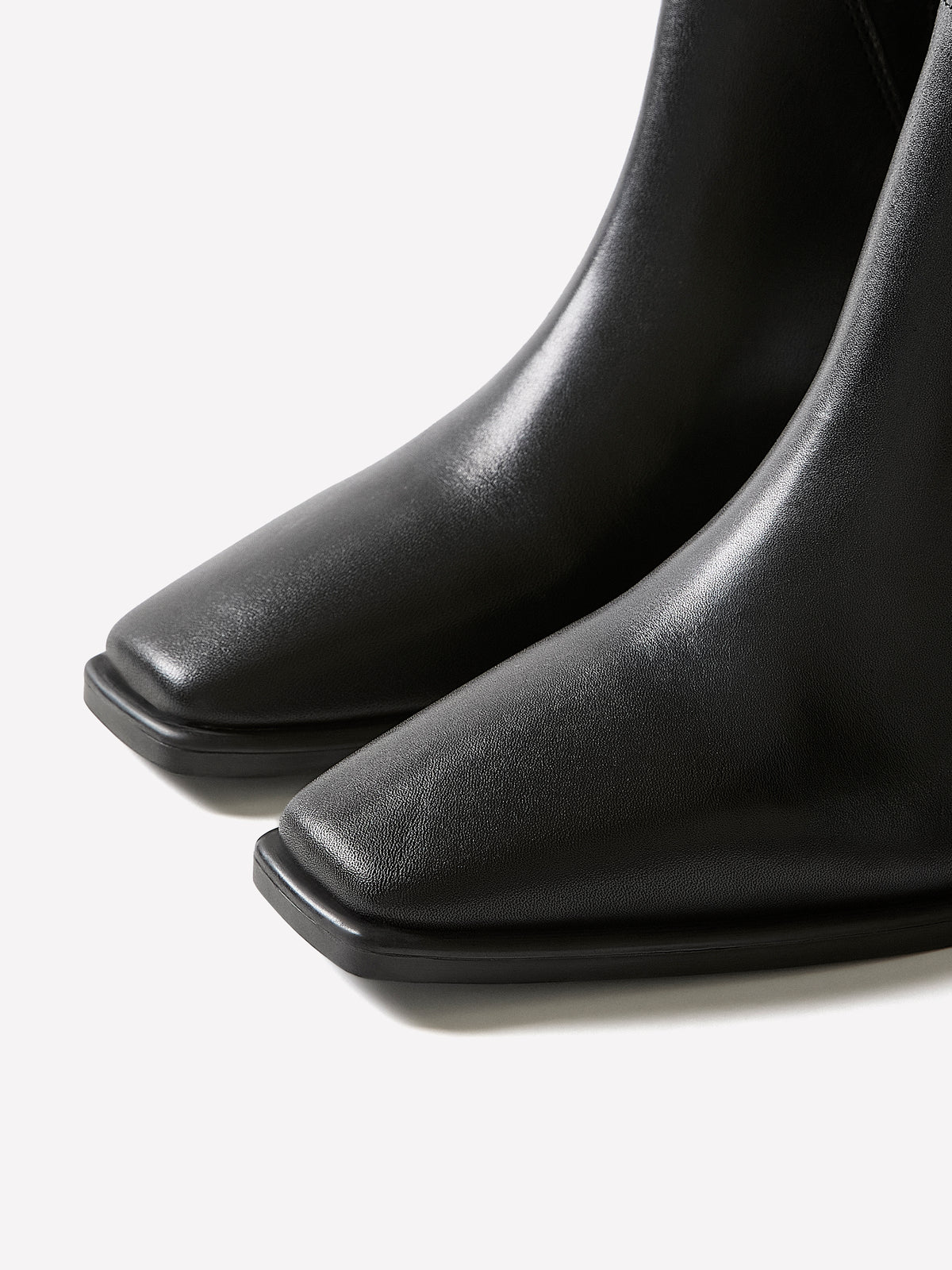 High Knee Leather Boot