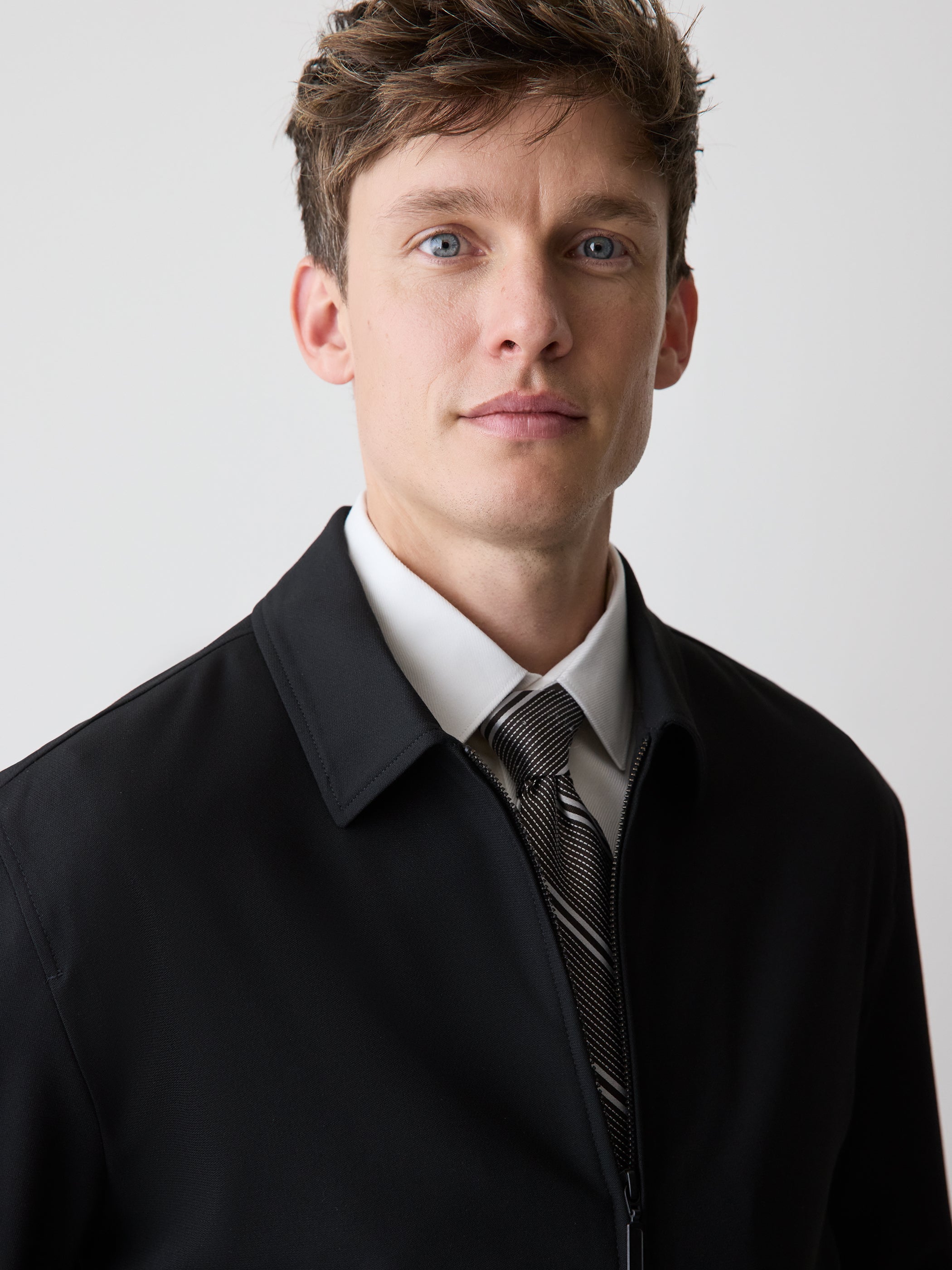 Veste Col Chemisier Noire