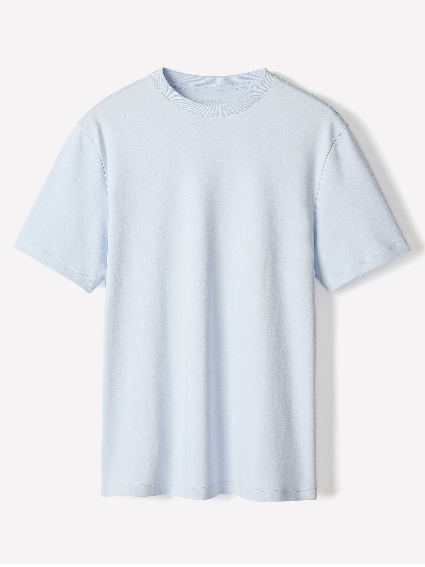 Solid Short-Sleeve Crew-Neck Tee