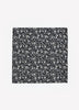 Black Floral Handkerchief