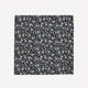 Black Floral Handkerchief
