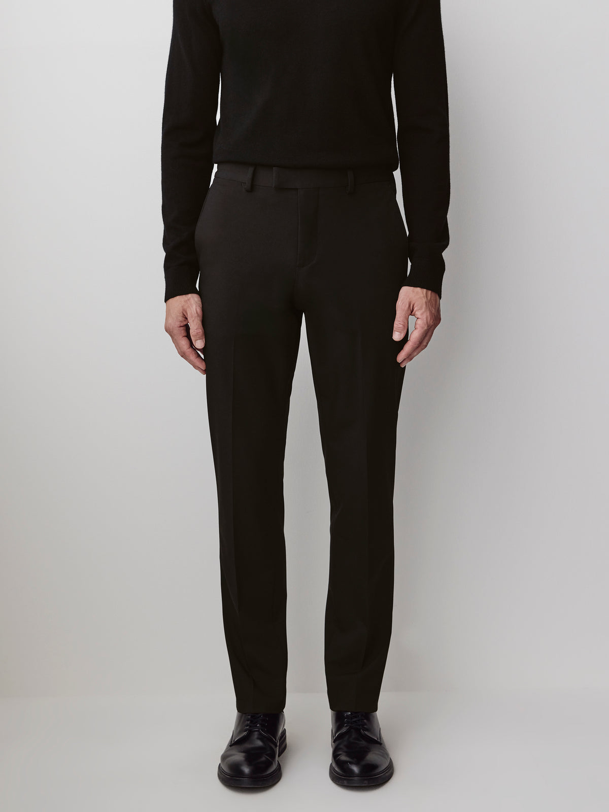 Black Slim Fit E-Tech Suit Pant