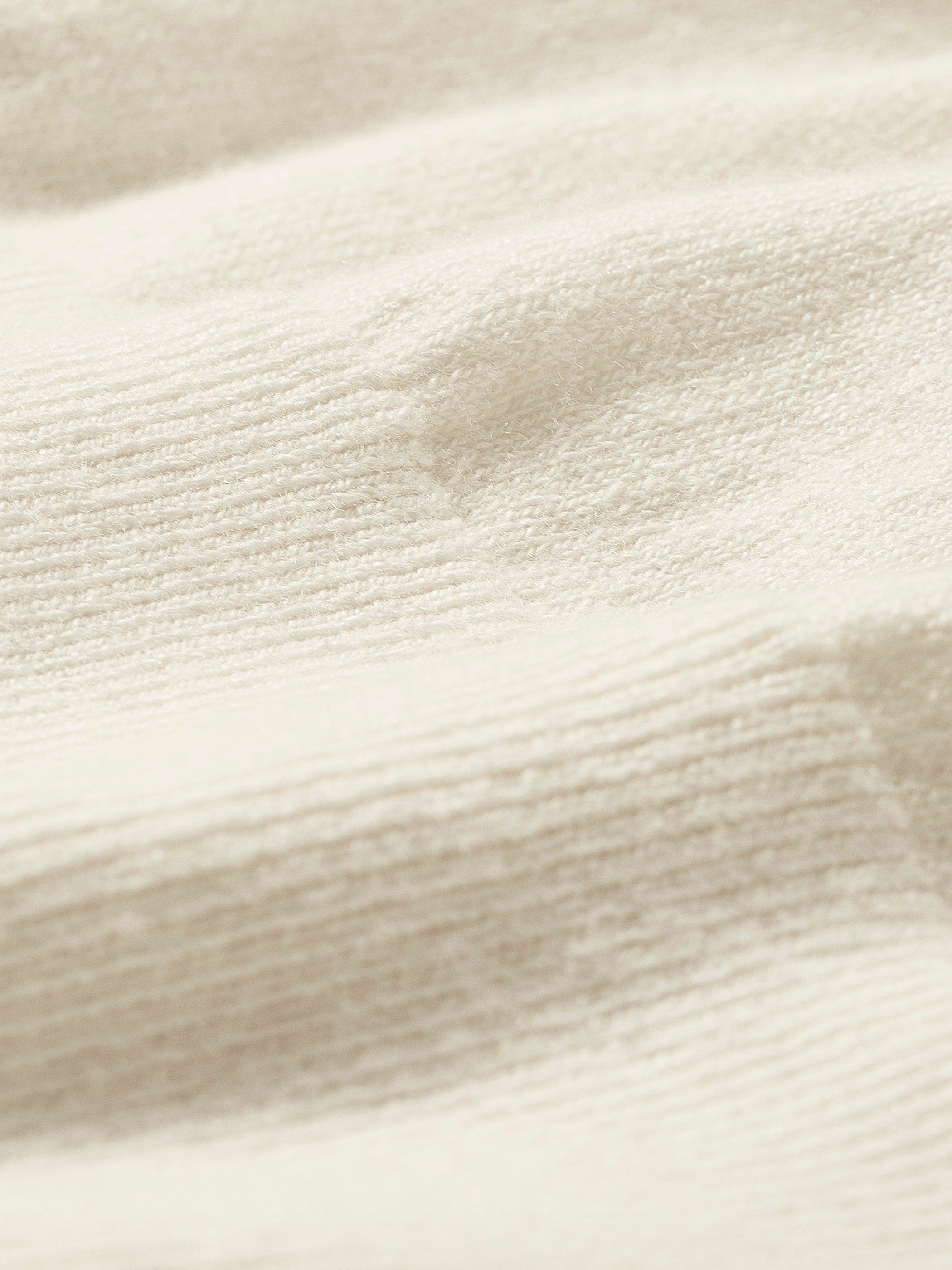 Polo à Manches Longues en Mélange de Laine