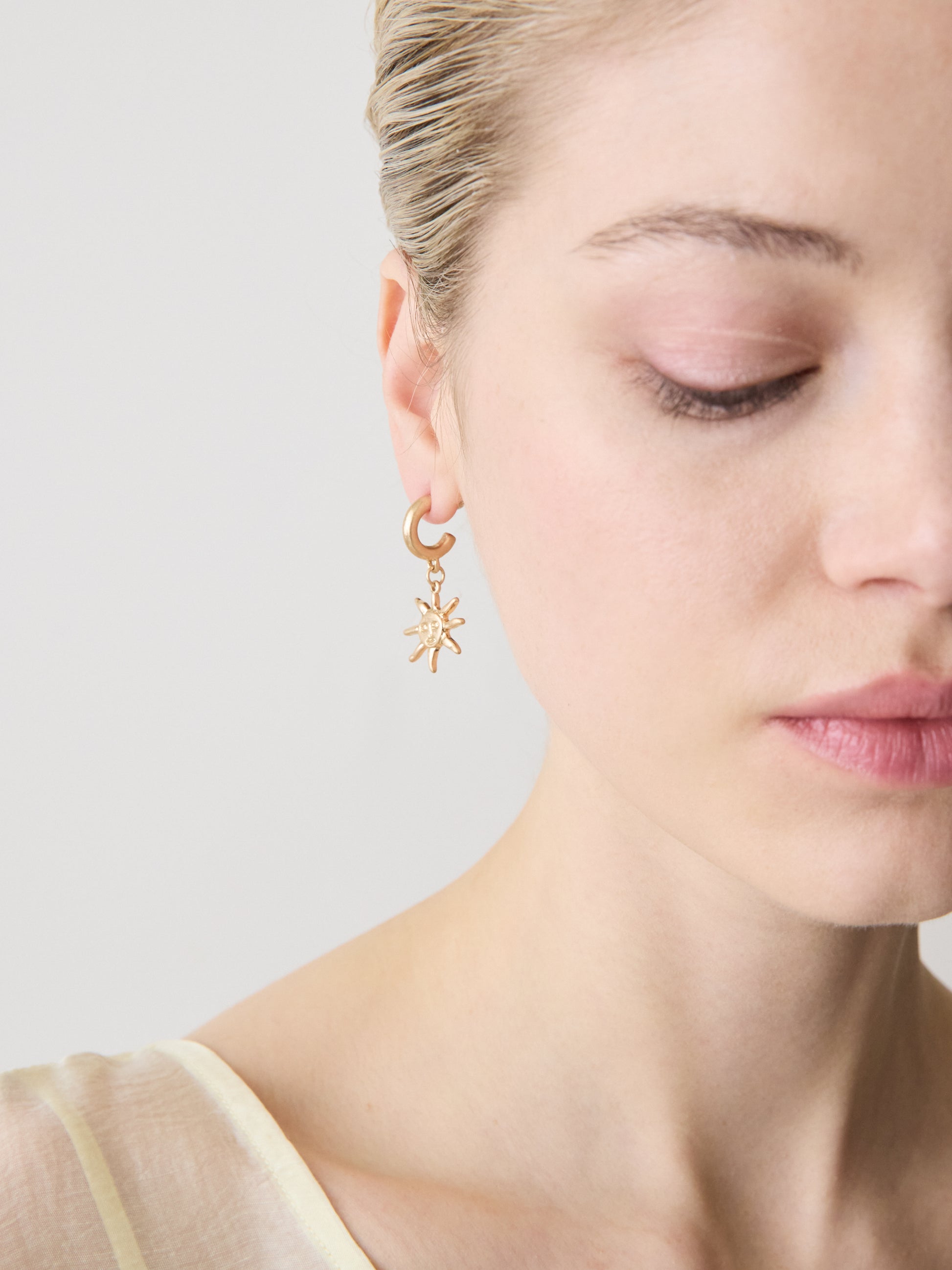 Pendant Earrings Metal Imitation Jewelry 3.5cm