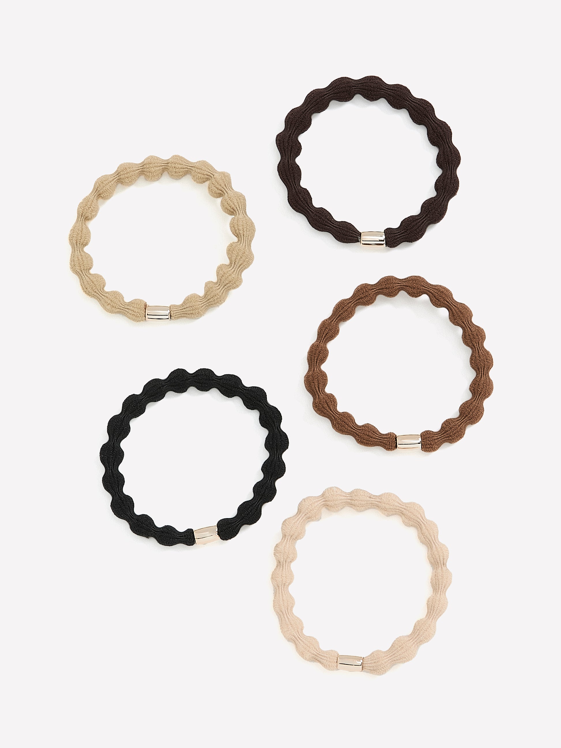 Bubble Hair Elastics - Set of 5