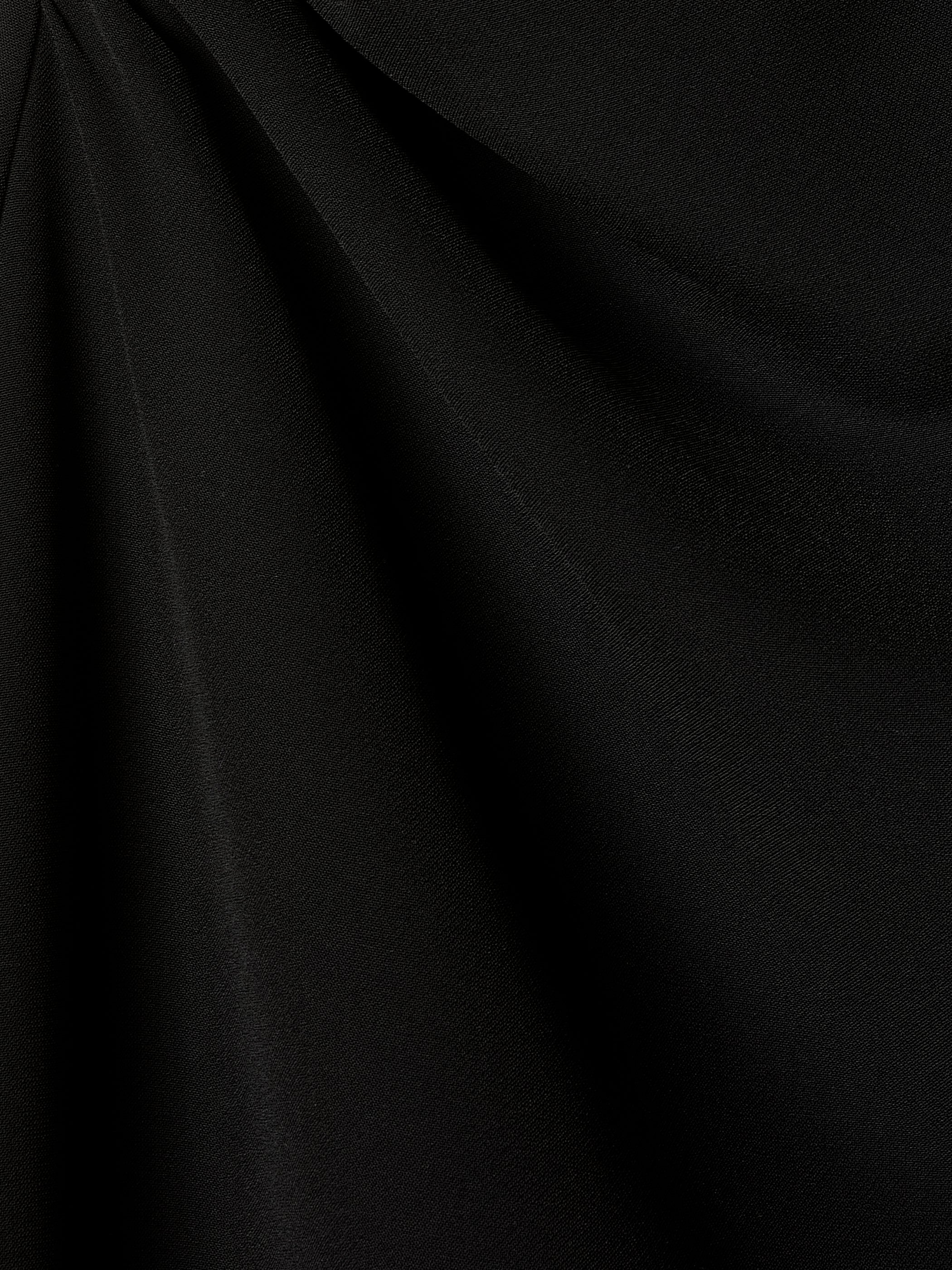 Sleeveless Woven Dress with Cow Neck, Polyester Blend