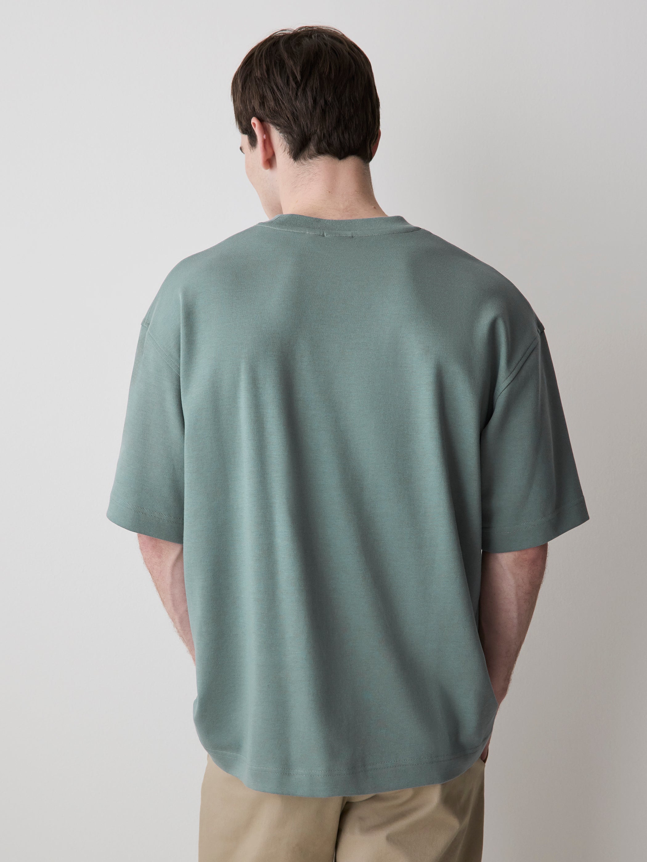 Oversized Short-Sleeve Crew-Neck Tee