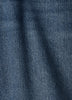 Bermuda Denim Shorts High Rise Cotton Blend
