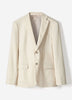 Slim Fit Stretch Linen Blazer