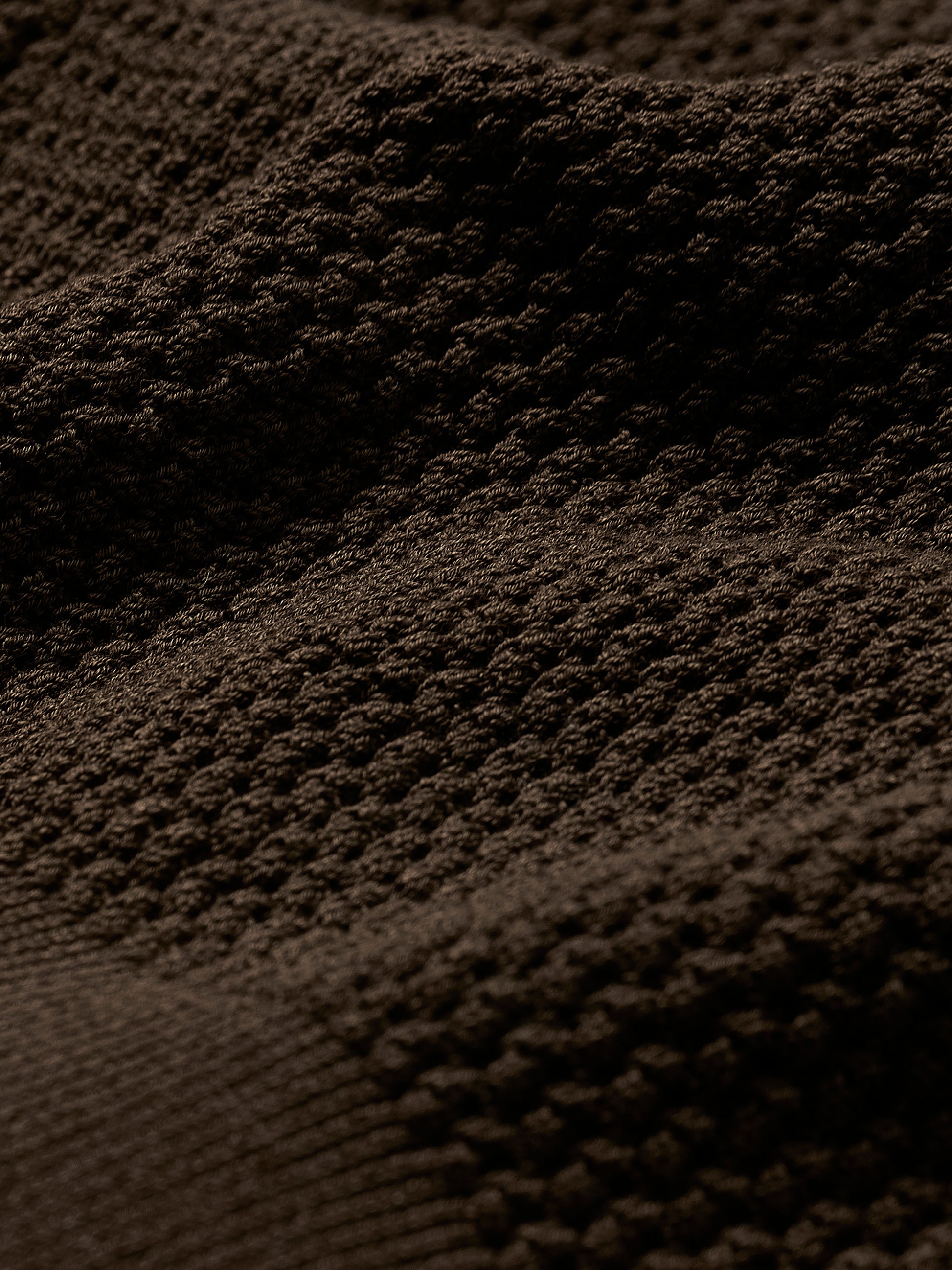 Short-Sleeve Textured Shirt Sweater