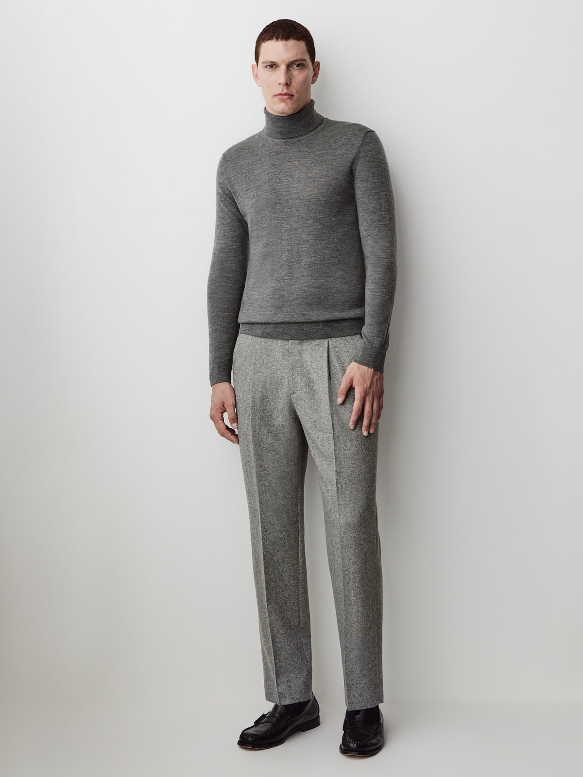 Merino-Wool Turtleneck Sweater