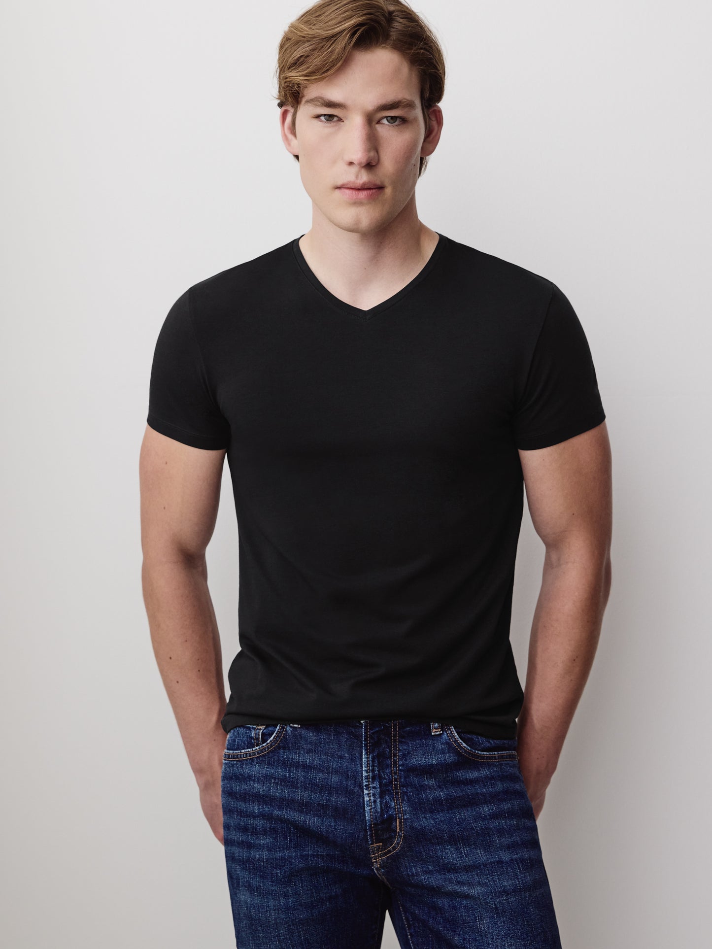 Supima Cotton (R) V-Neck T-shirt