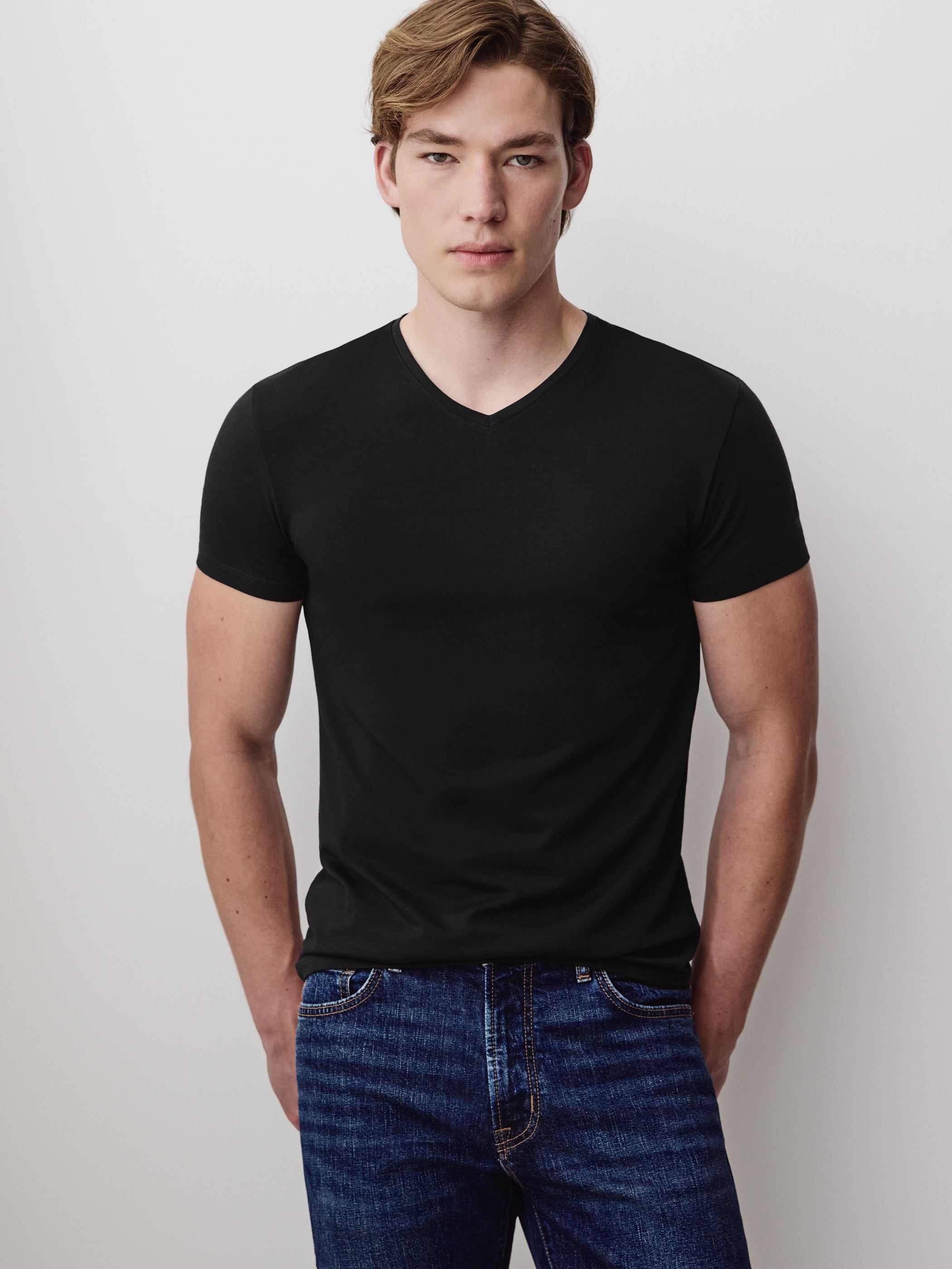 Supima Cotton (R) V-Neck T-shirt