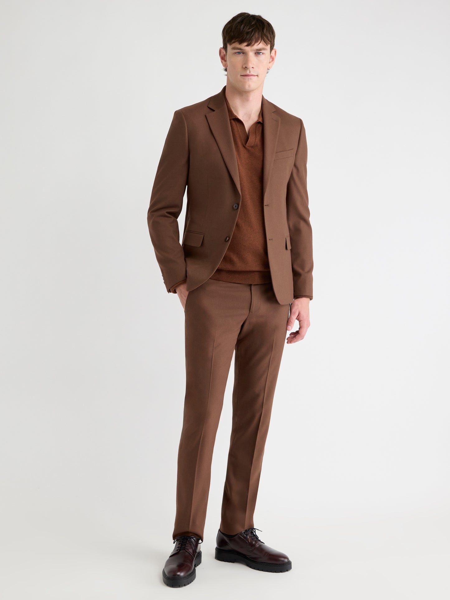 Slim Fit Clay Brushed Twill Pant