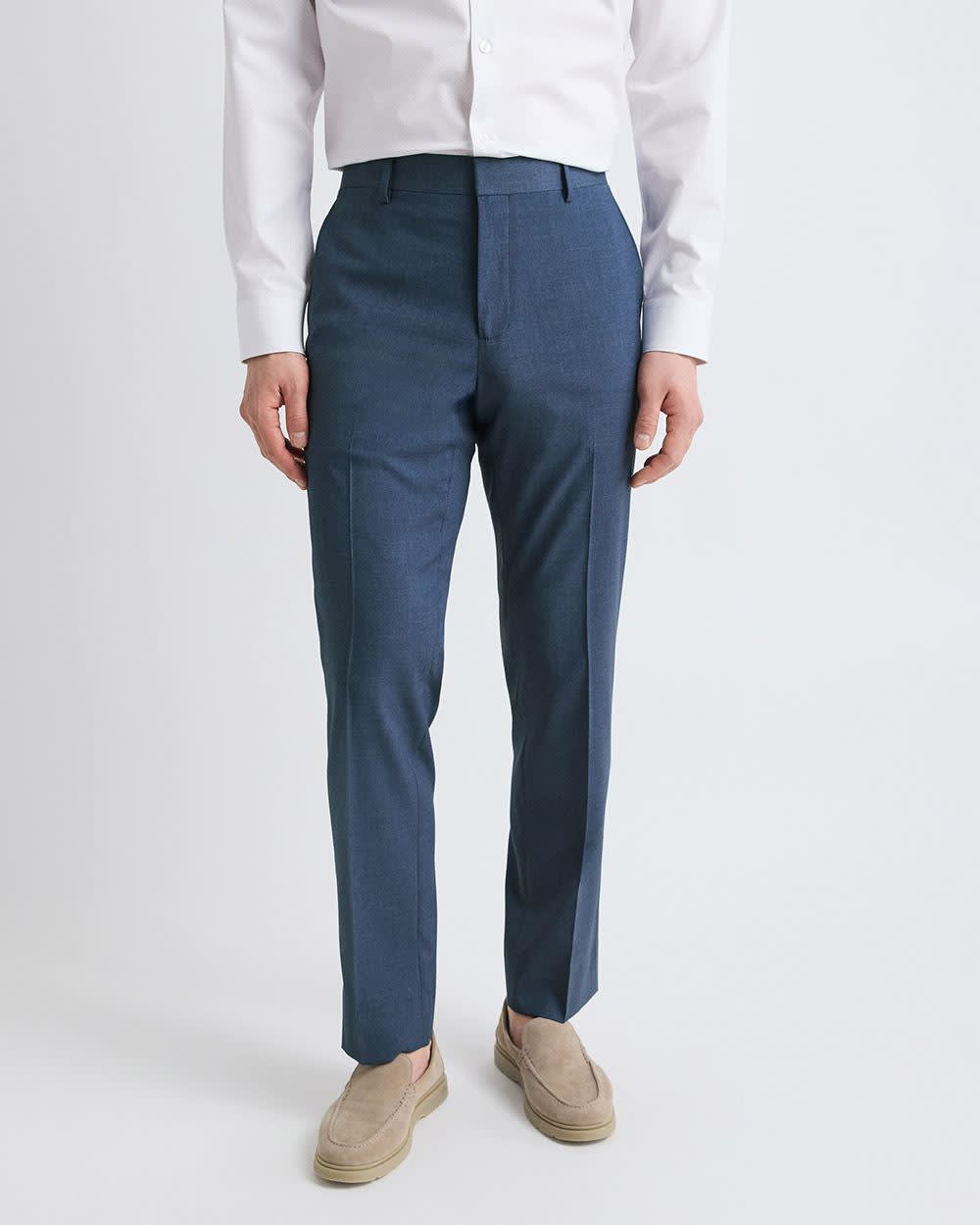 Slim Fit Blue Suit Pant