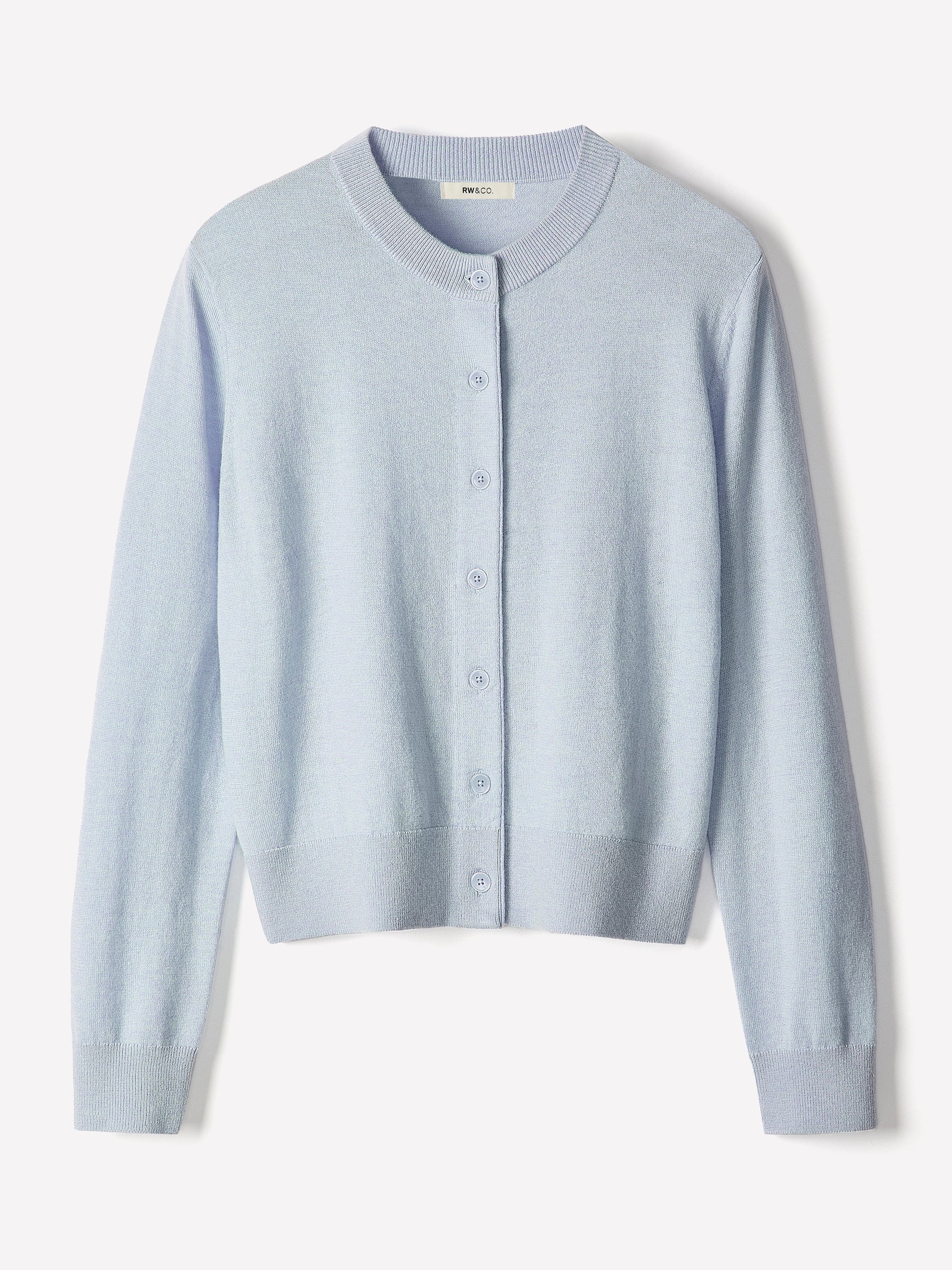 Knit Sweater Cardigan Women 100% Merino Wool Classic Fit