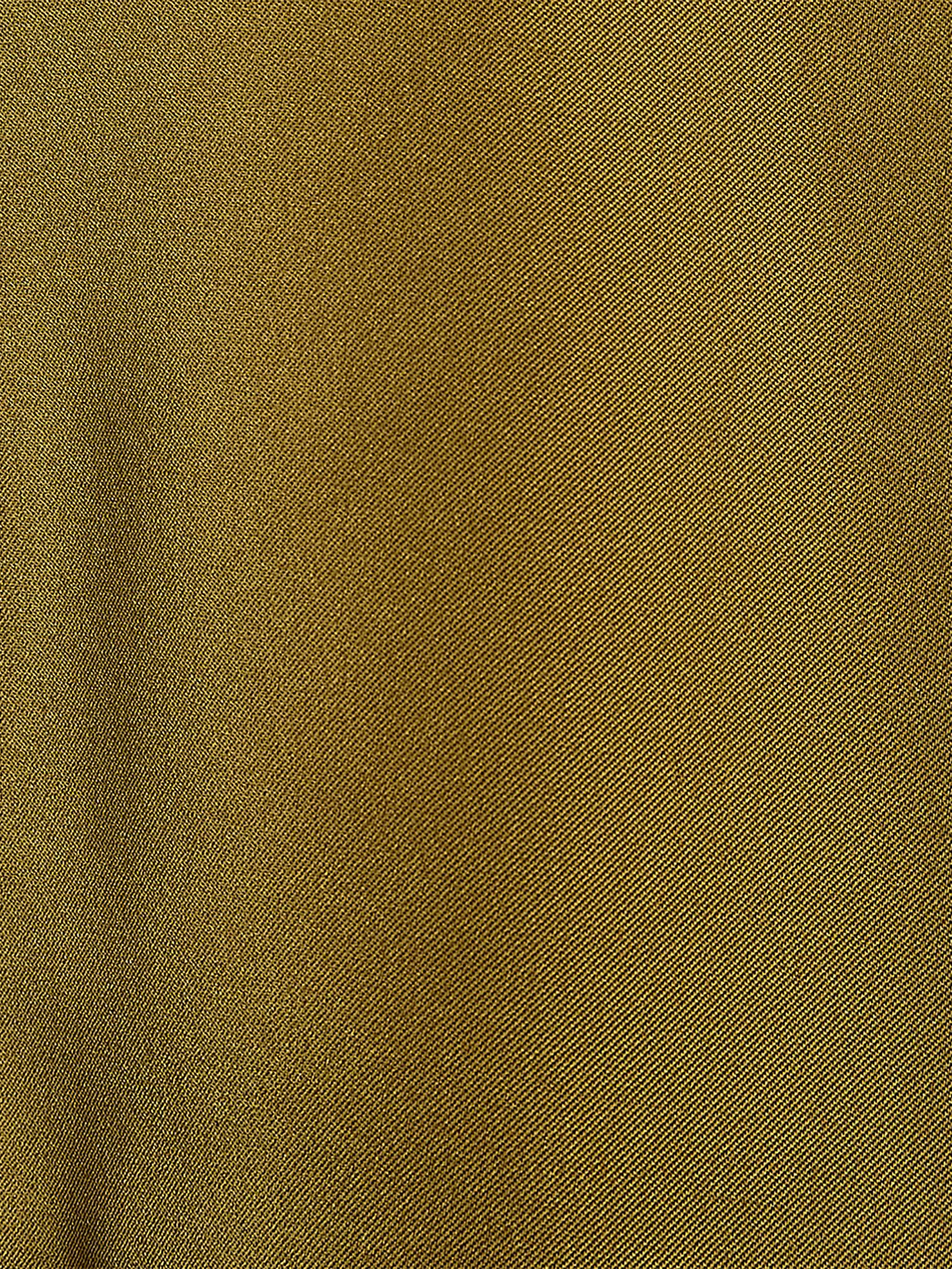 Blouse Boutonnée en Satin à Manches Longues