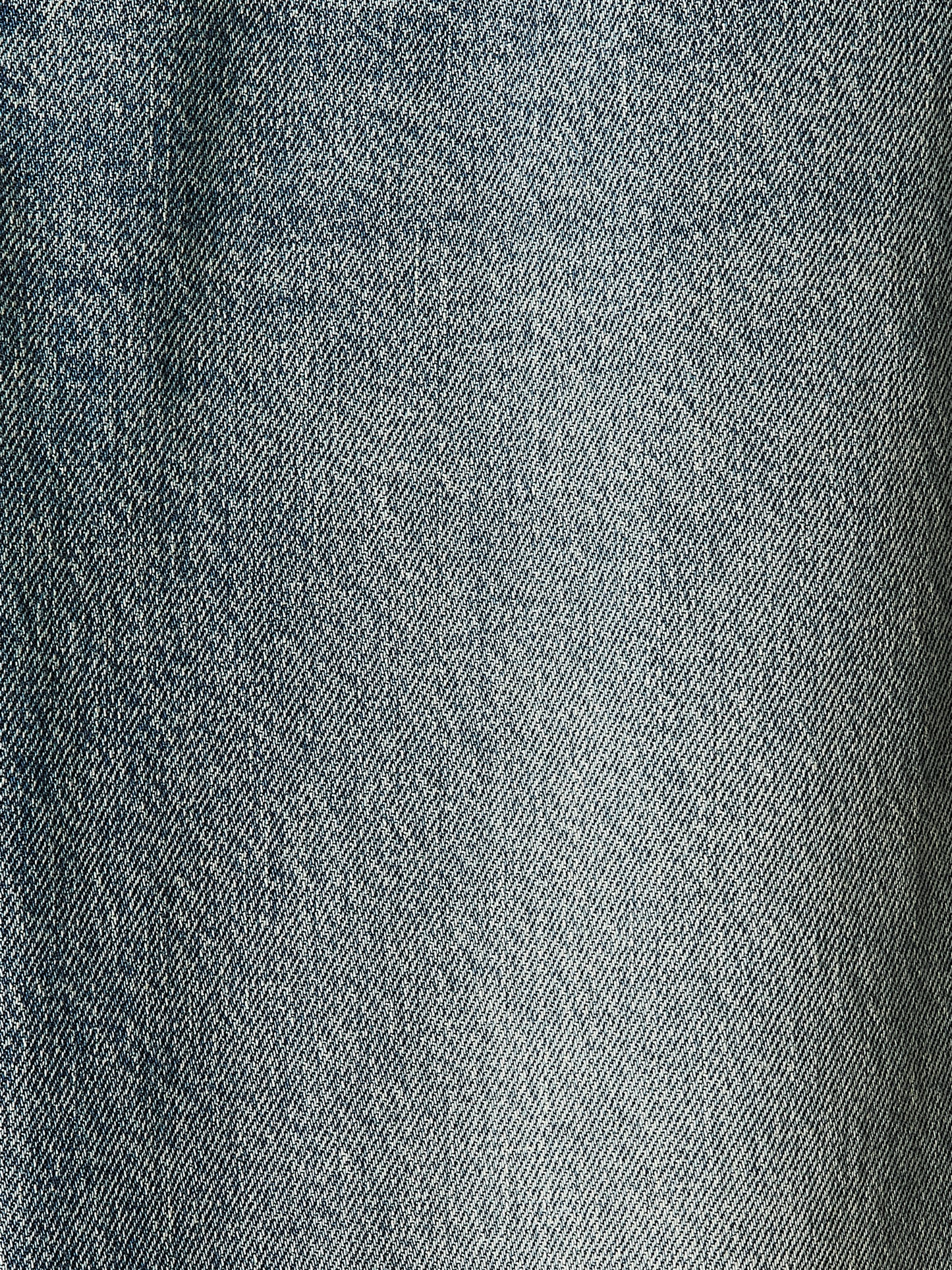 Woven Denim Pant Mid Rise Oversize Fit Stretch Fabric