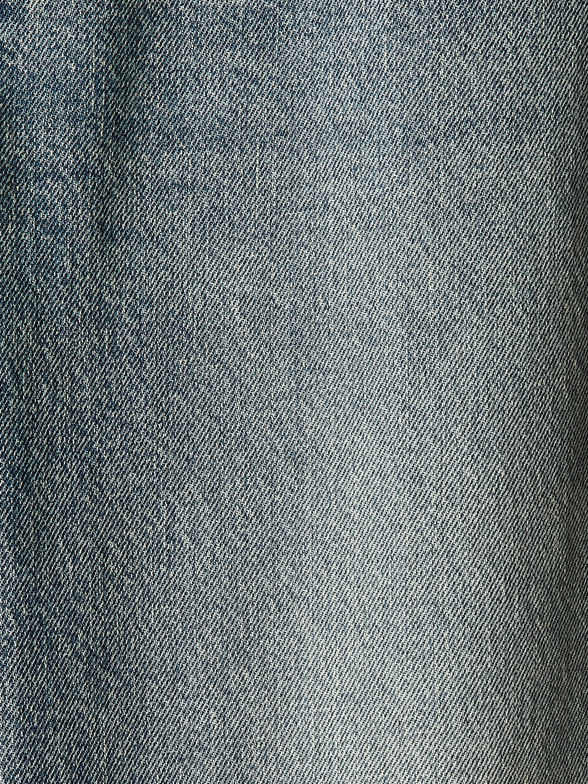 Woven Denim Pant Mid Rise Oversize Fit Stretch Fabric