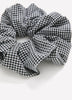Oversized Gingham Scrunchie