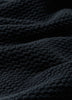 Textured Short-Sleeve Polo Sweater