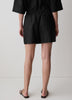 Linen-Blend Mid-Rise Pull-On Short