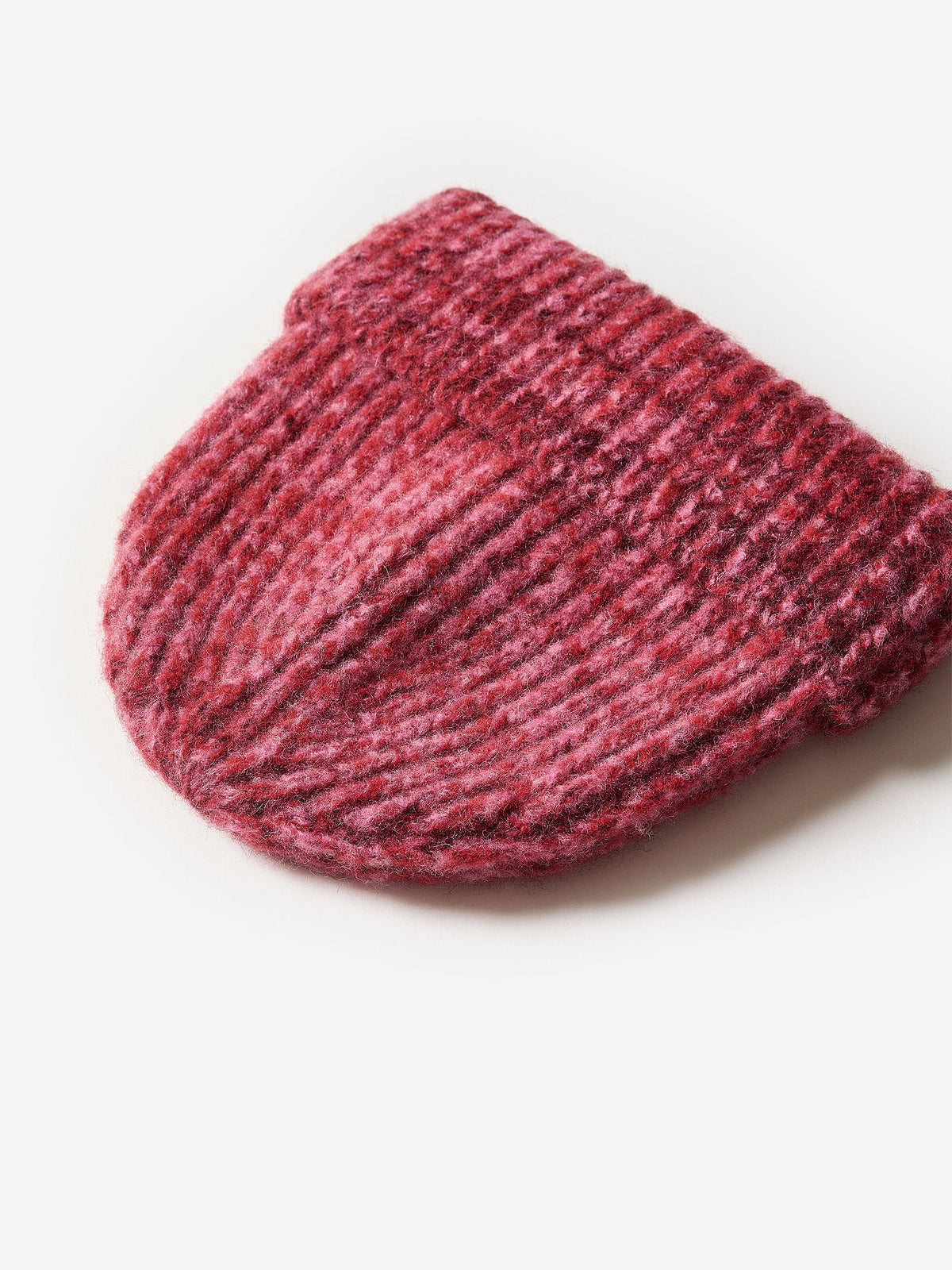 Wool Blend Marled Knit Beanie