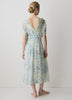 Woven Dress with Lyocell Flutter Sleeves