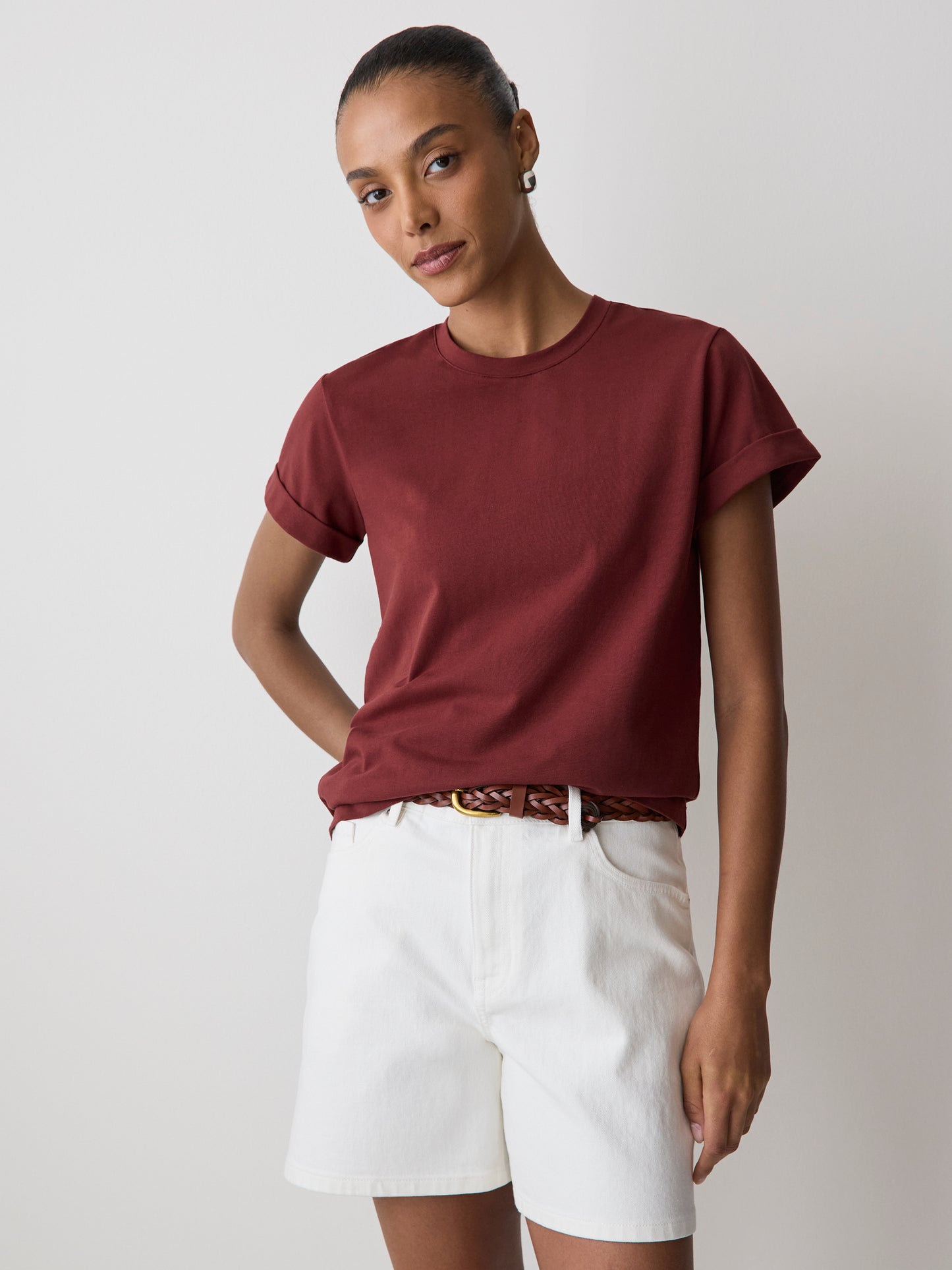 Organic Cotton Short-Sleeve Crew-Neck Tee
