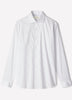 Slim Fit Cotton Blend Shirt with Tailored Collar