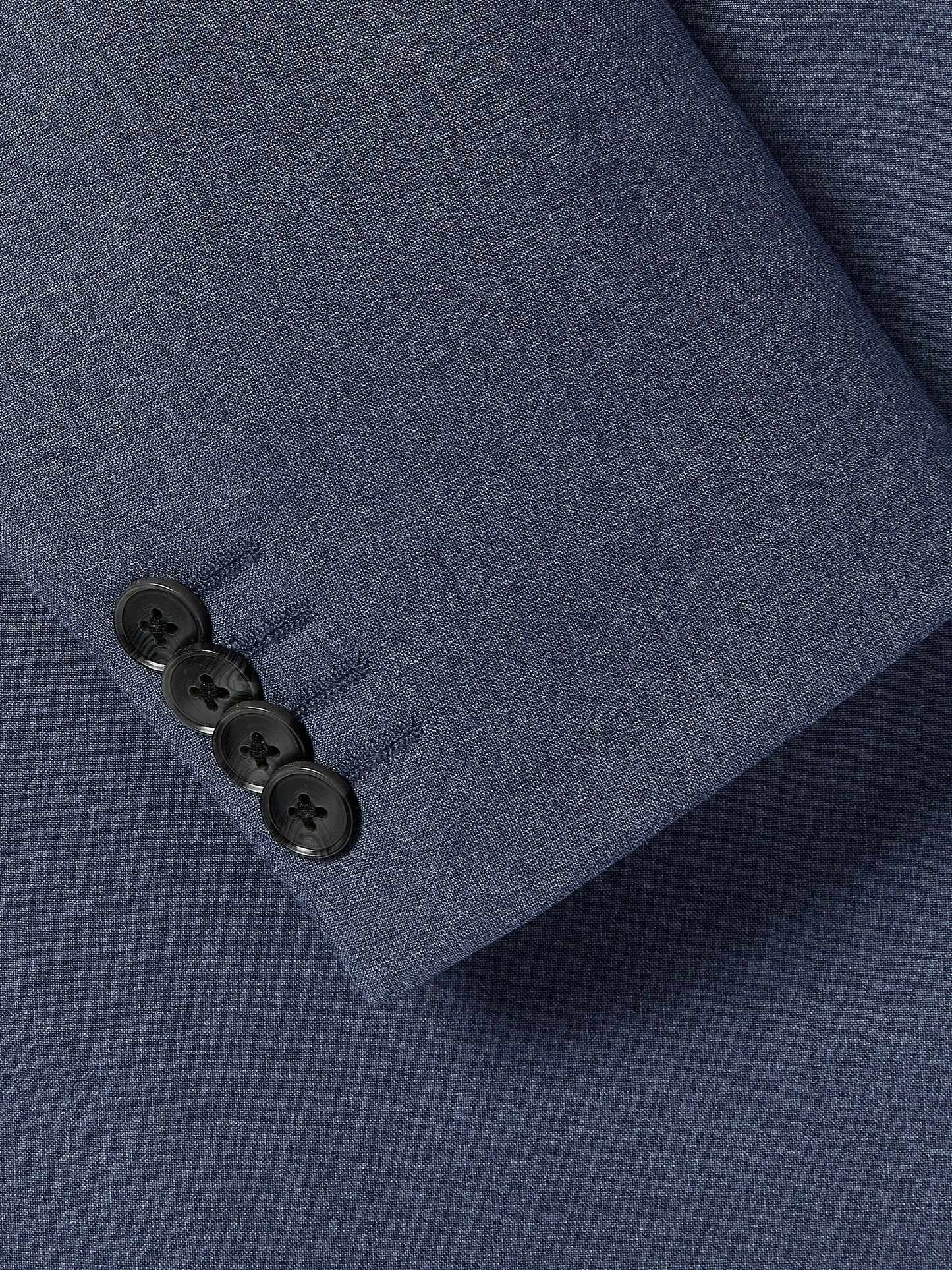 Veston de Complet Bleu à Coupe Ajustée