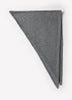 Triangular Mercerized Fine Merino Wool Scarf