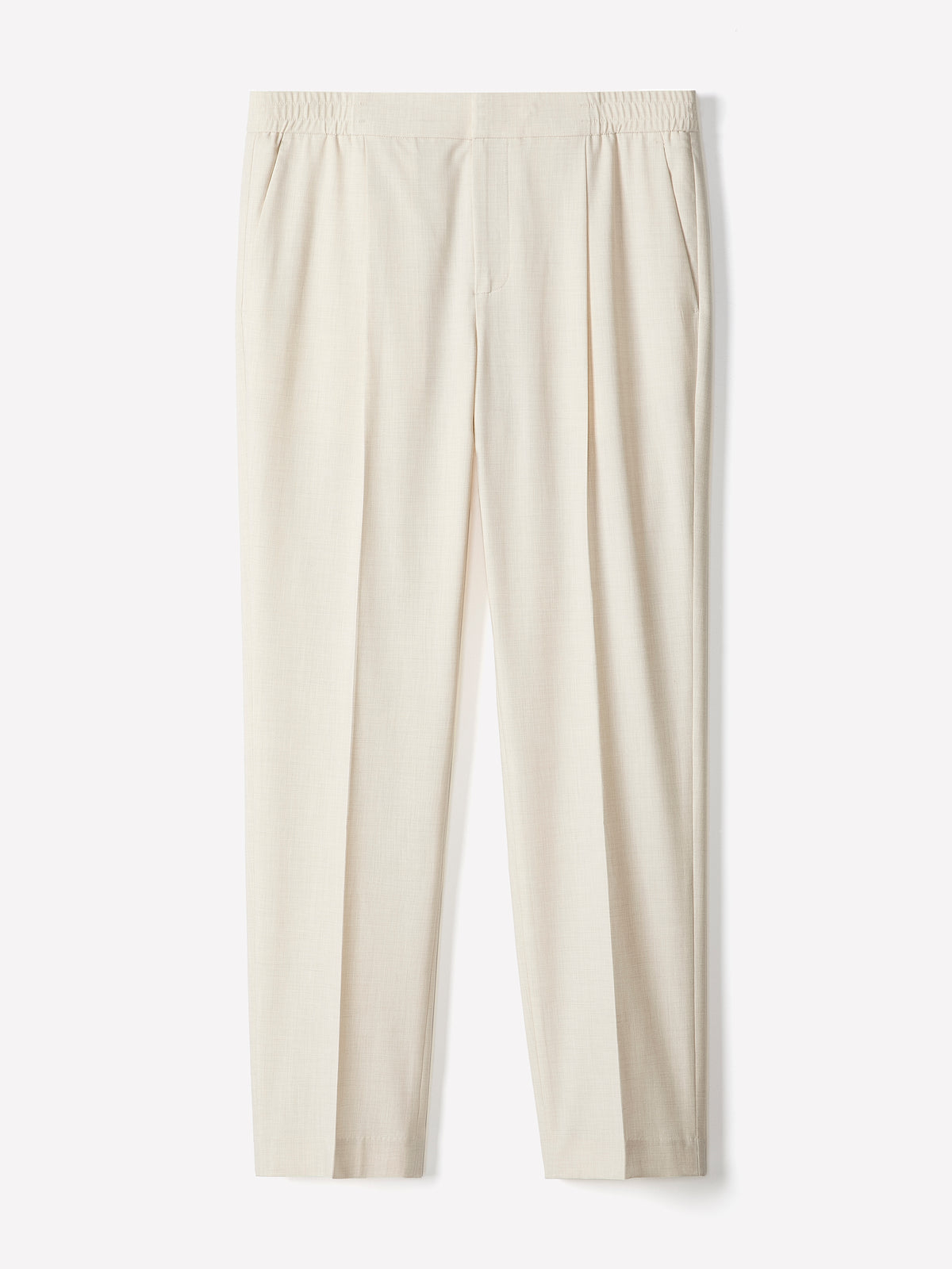 Tapered-Leg City Pant with Elastic Waistband