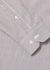 Slim Fit Cotton Woven Shirt Rust Stripe