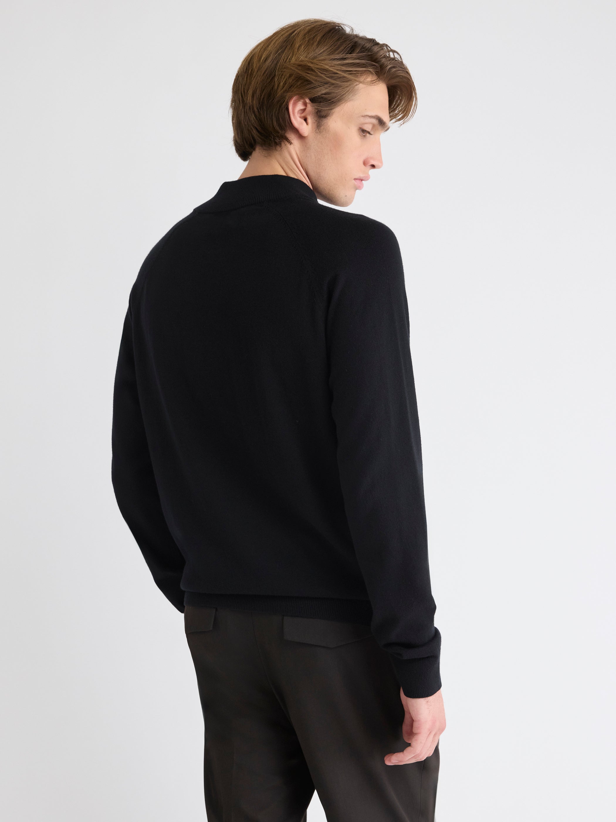 Long-Sleeve Half-Zip Mock-Neck Sweater | RW&CO.