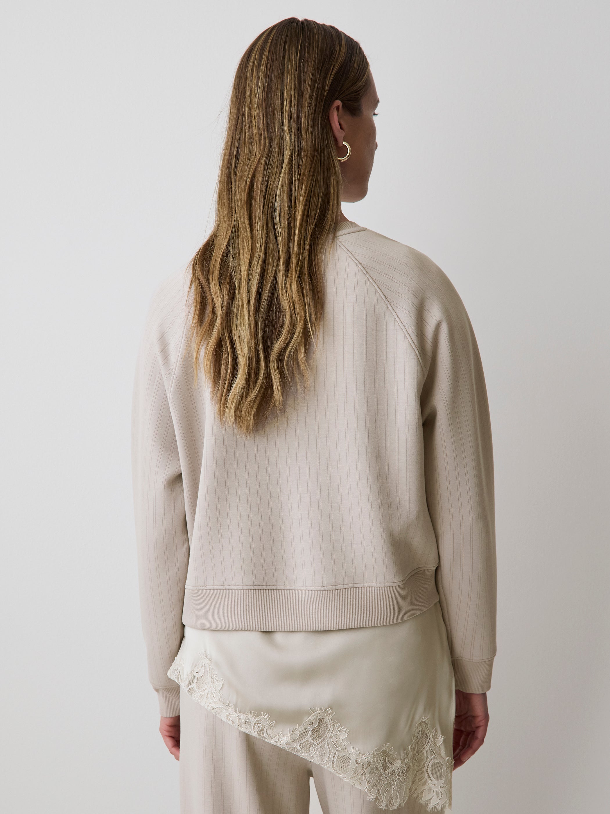 Haut à Manches Longues Raglan et Col Rond