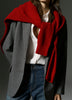 Relaxed-Fit Two-Button Twill Blazer