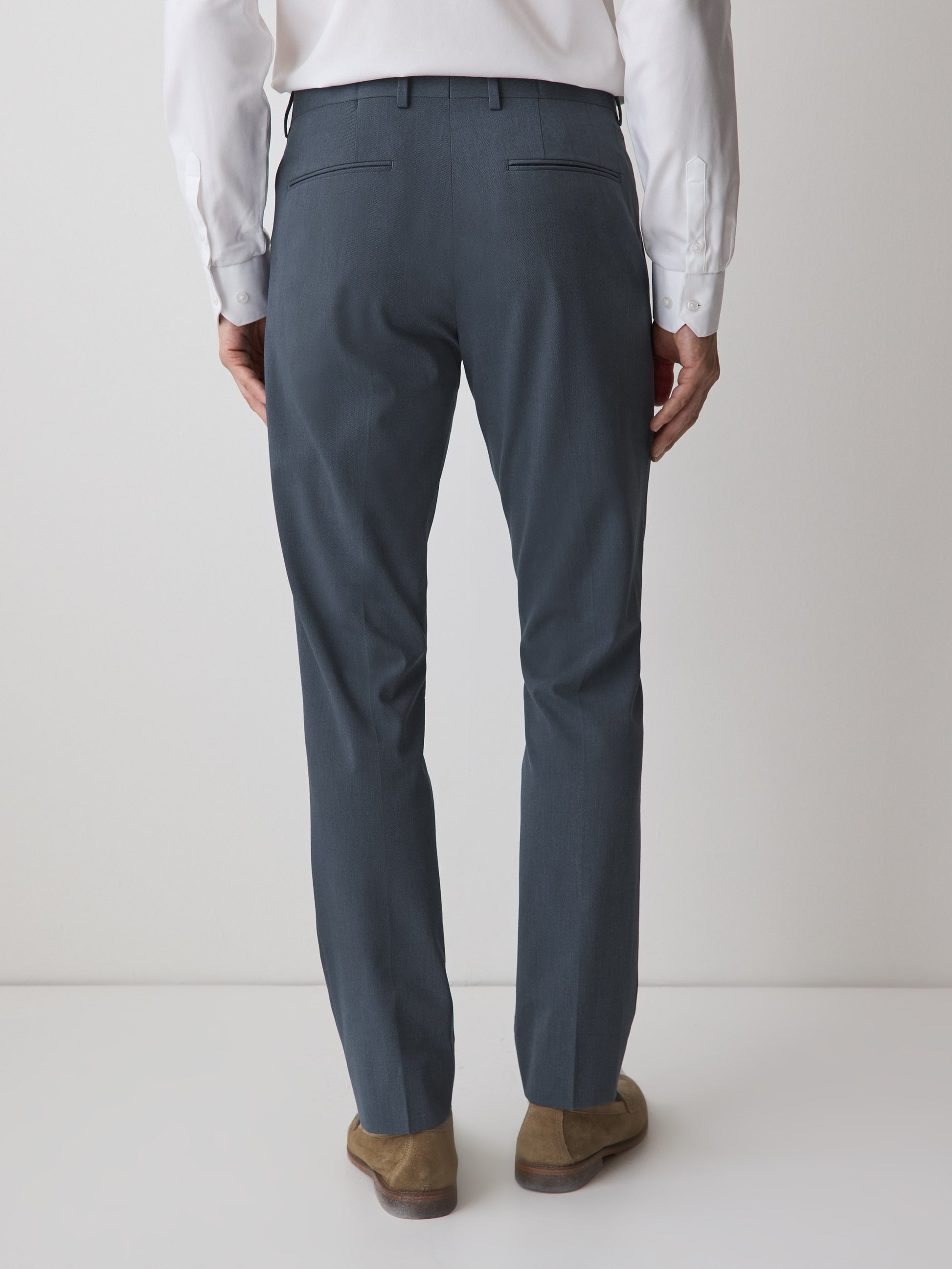 Slim Fit Blue Suit Pant