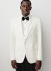 Tailored-Fit White Dinner Blazer