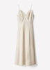 Woven Satin Lace Cami Dress