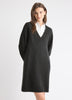 Merino Wool V-Neck Sweater Dress